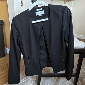 Size 4 Calvin Klein black blazer